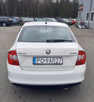 Skoda RAPID cena 13900 przebieg: 89022, rok produkcji 2017 z Siedliszcze małe 137